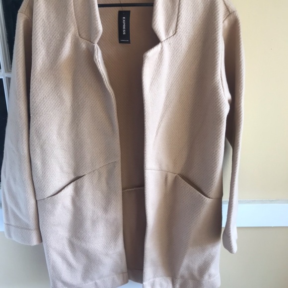 oversized knit blazer